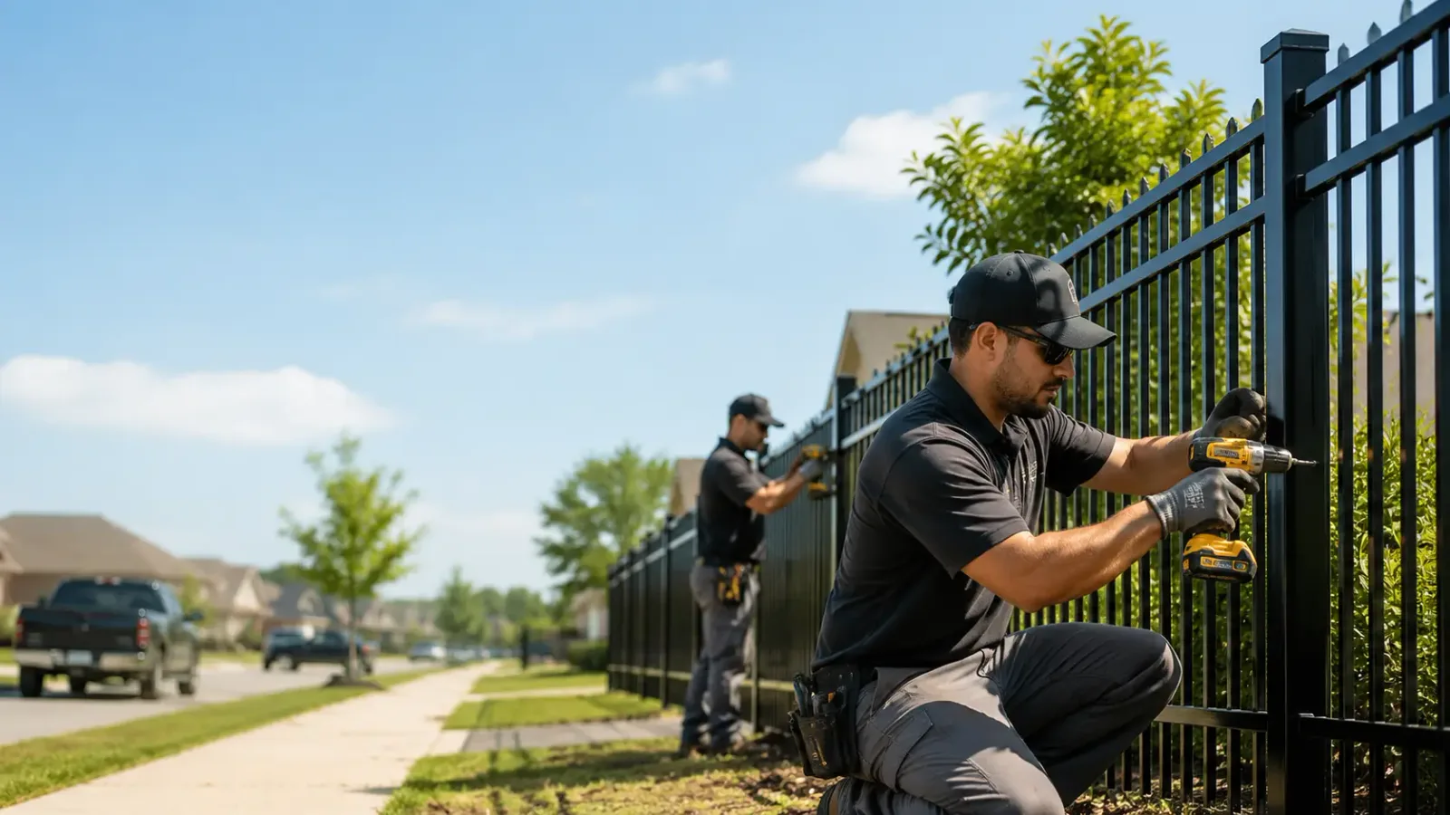 Metal Fence Installation in Warner, OK
